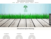 Tablet Screenshot of newlearningenvironments.com